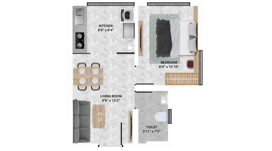 Magus-City-1-BHK-Floor-Plan